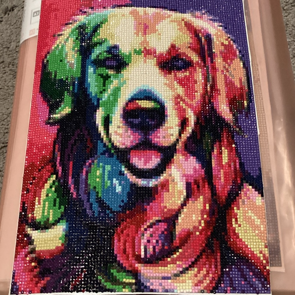 Colorful Dog Diamond Painting Kit